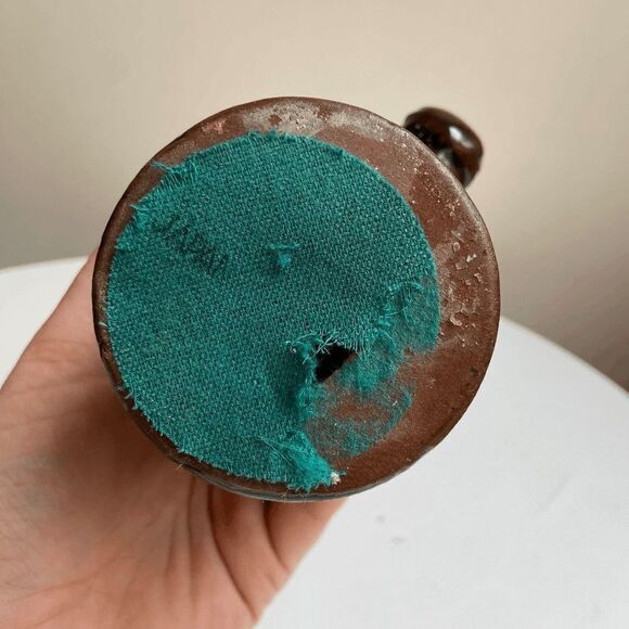 Vtg Horse Table Lighter Figurine Brown Handpainted Blue Eyes Made in Japan 7" - Picture 12 of 12